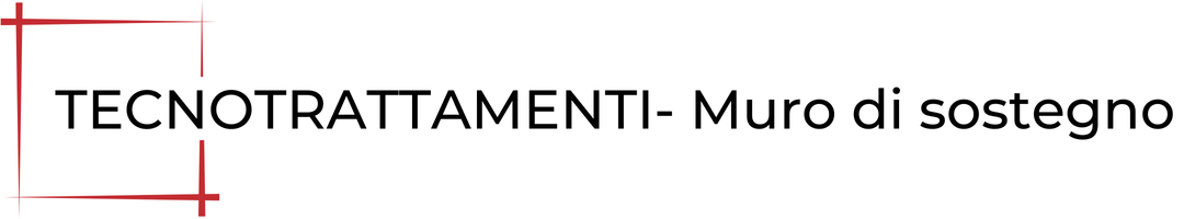 Tecnotrattamenti muro di sostegno