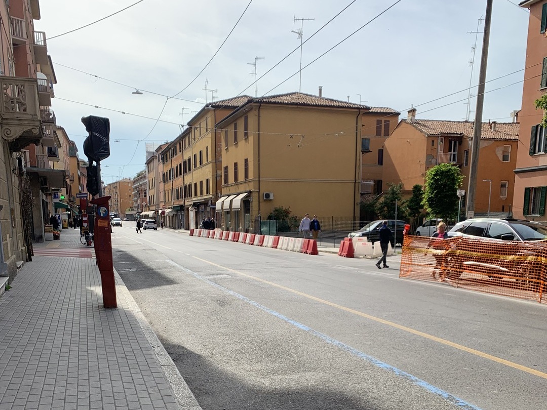 Assi stradali Via Andrea Costa